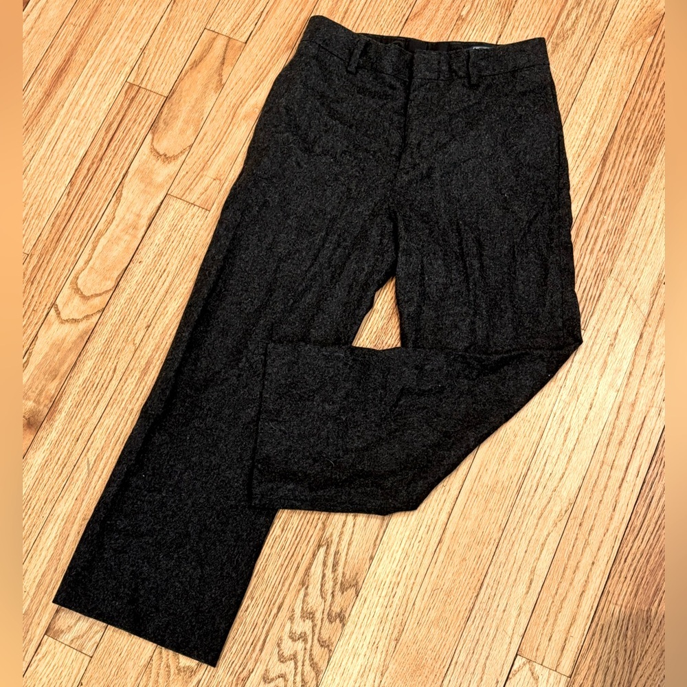 Polo Ralph Lauren charcoal grey wool blend formal dress pants 8